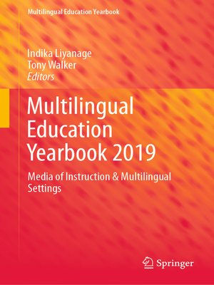 cover image of Multilingual Education Yearbook 2019